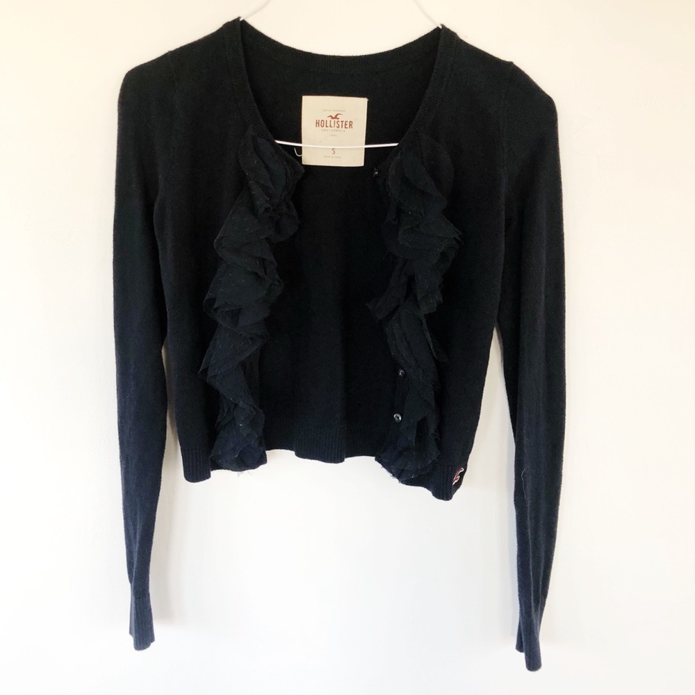 Hollister Ruffle Cardigan